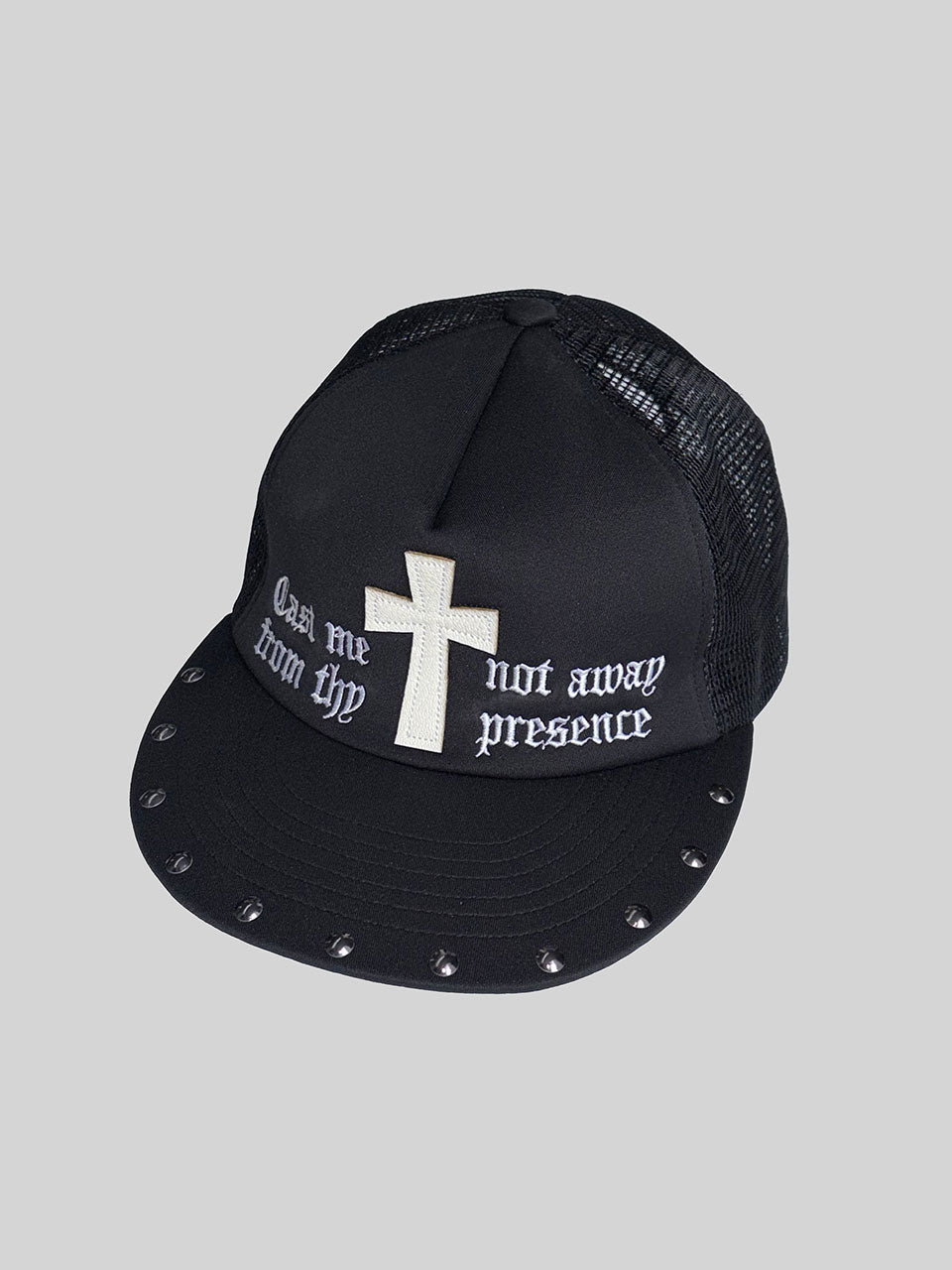 【7月上旬お届け予定】Cross Mesh Cap Black