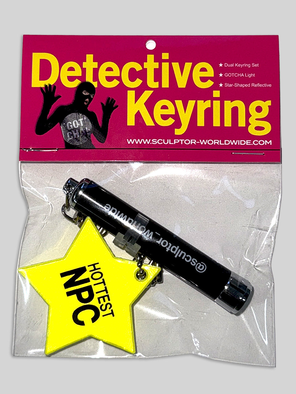 Detective Keyring Black