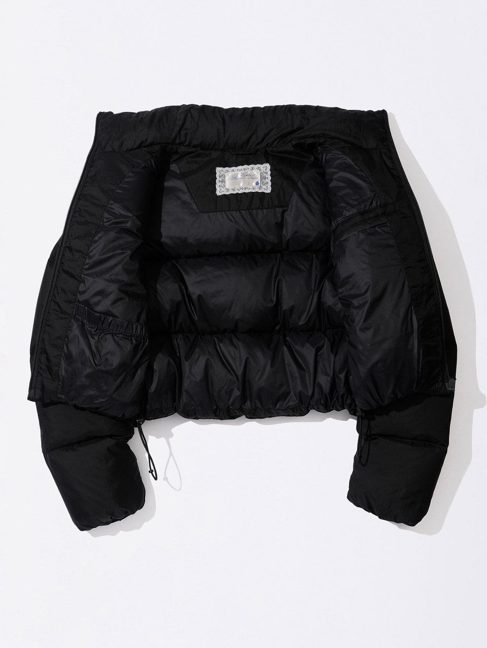 ★ 777 '福' LUCK BAG ★ (Matte Cropped Puffer Down Black)