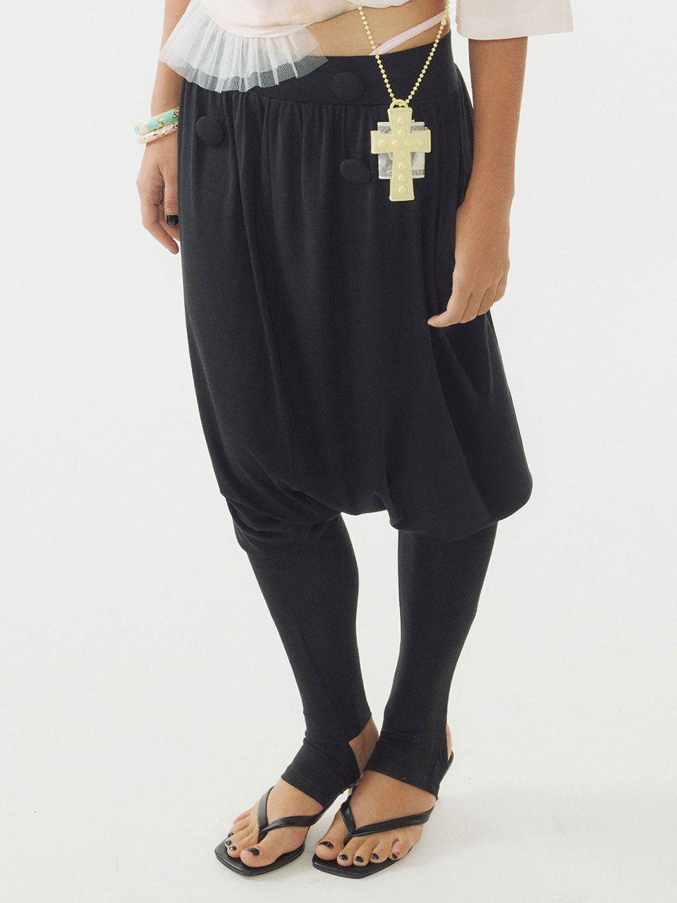 Baggy Leggings Pants Black