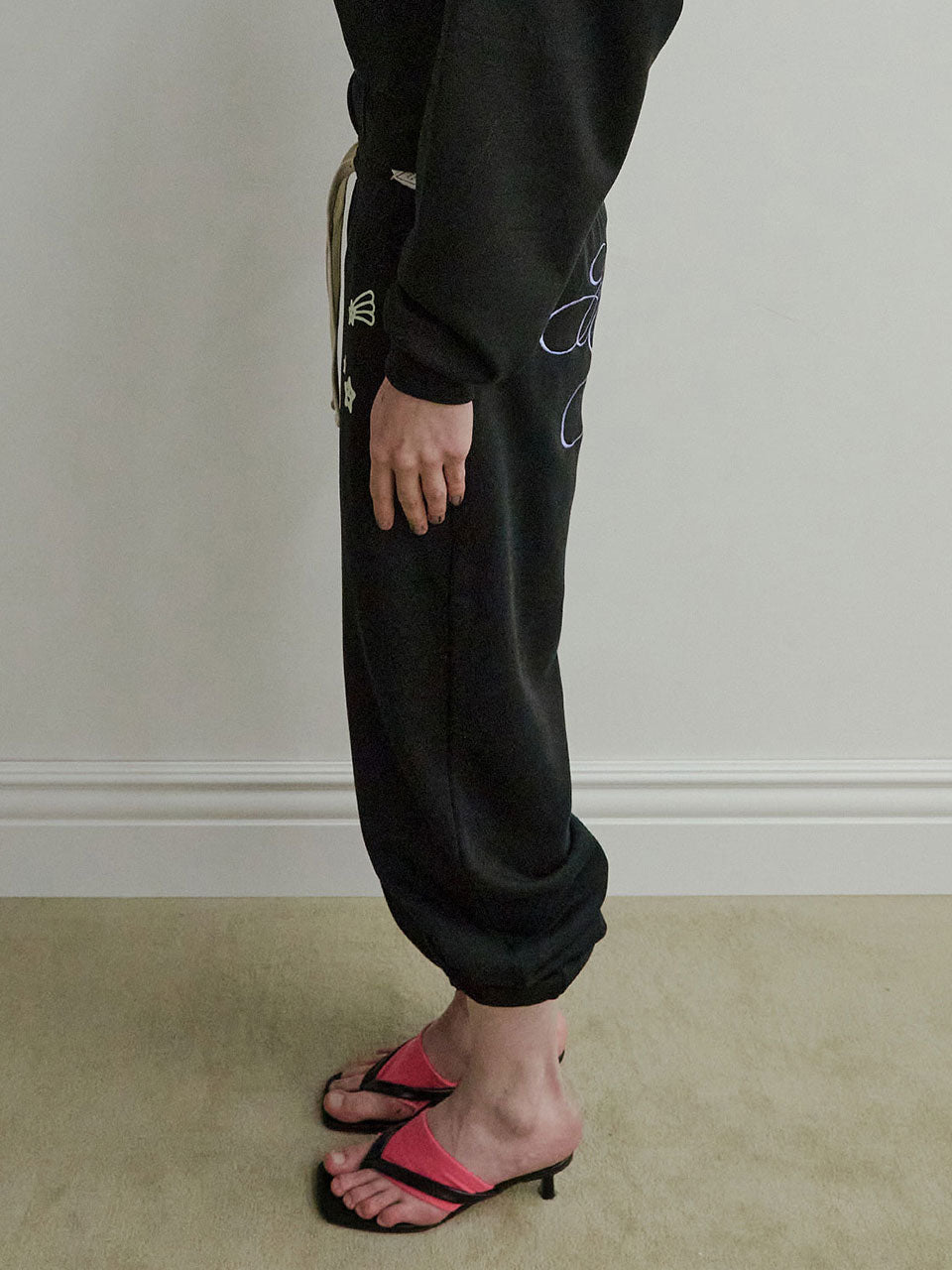 Glow In The Dark Sweatpants Black