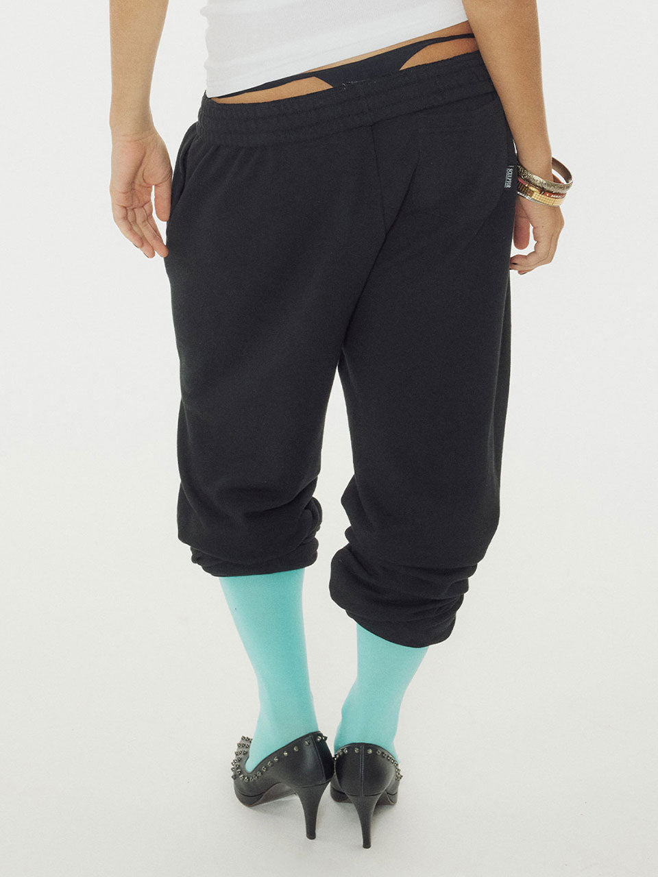 Sweet Kitty Jogger Pants Black