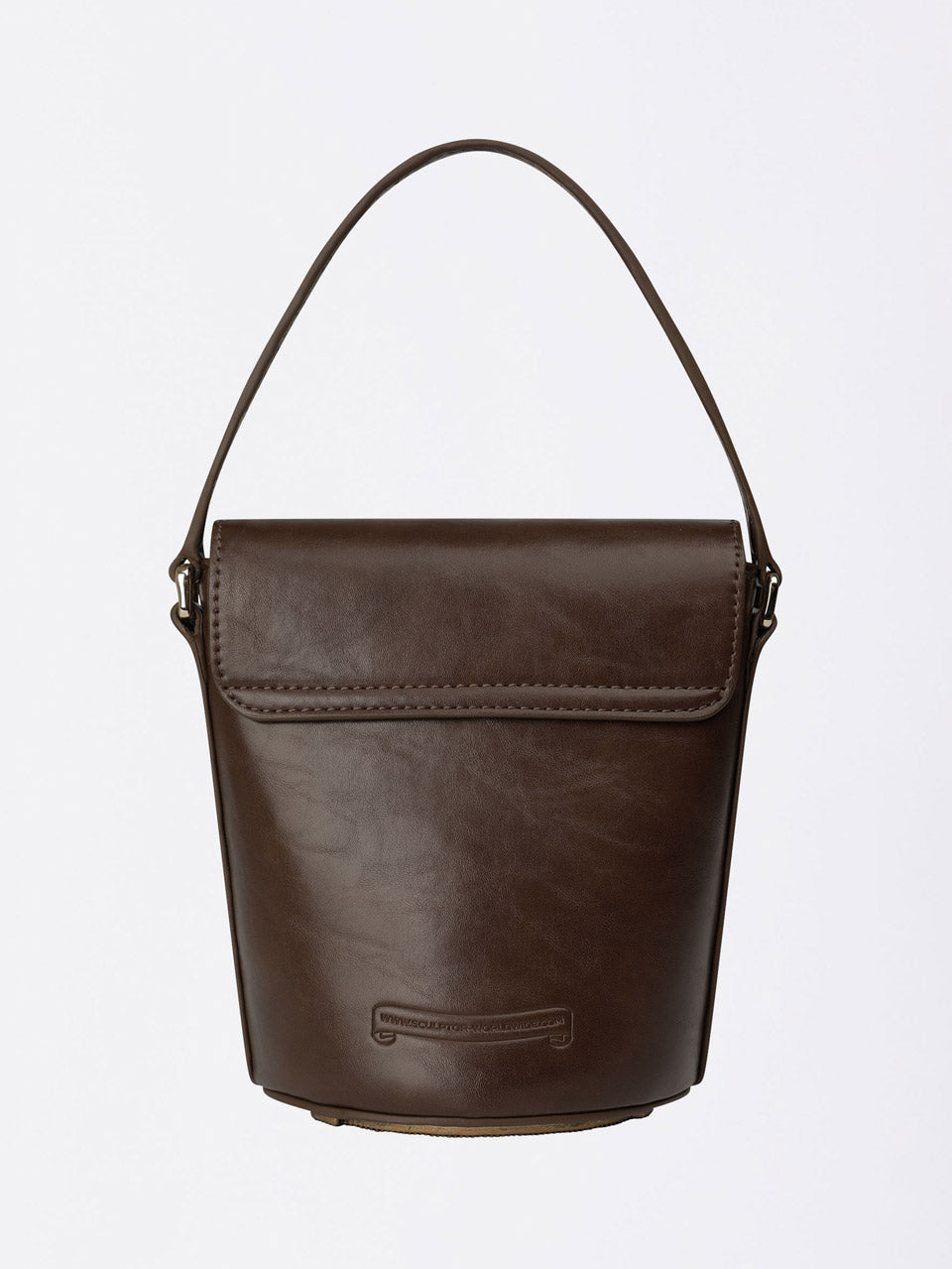 Saddle Bucket Bag Brown