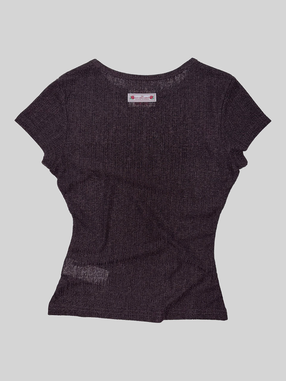 Bad Hair Day Baby Tee Brown
