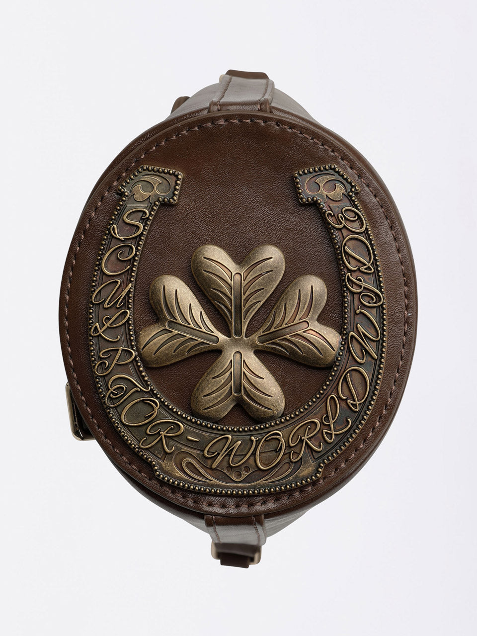 Saddle Bucket Bag Brown