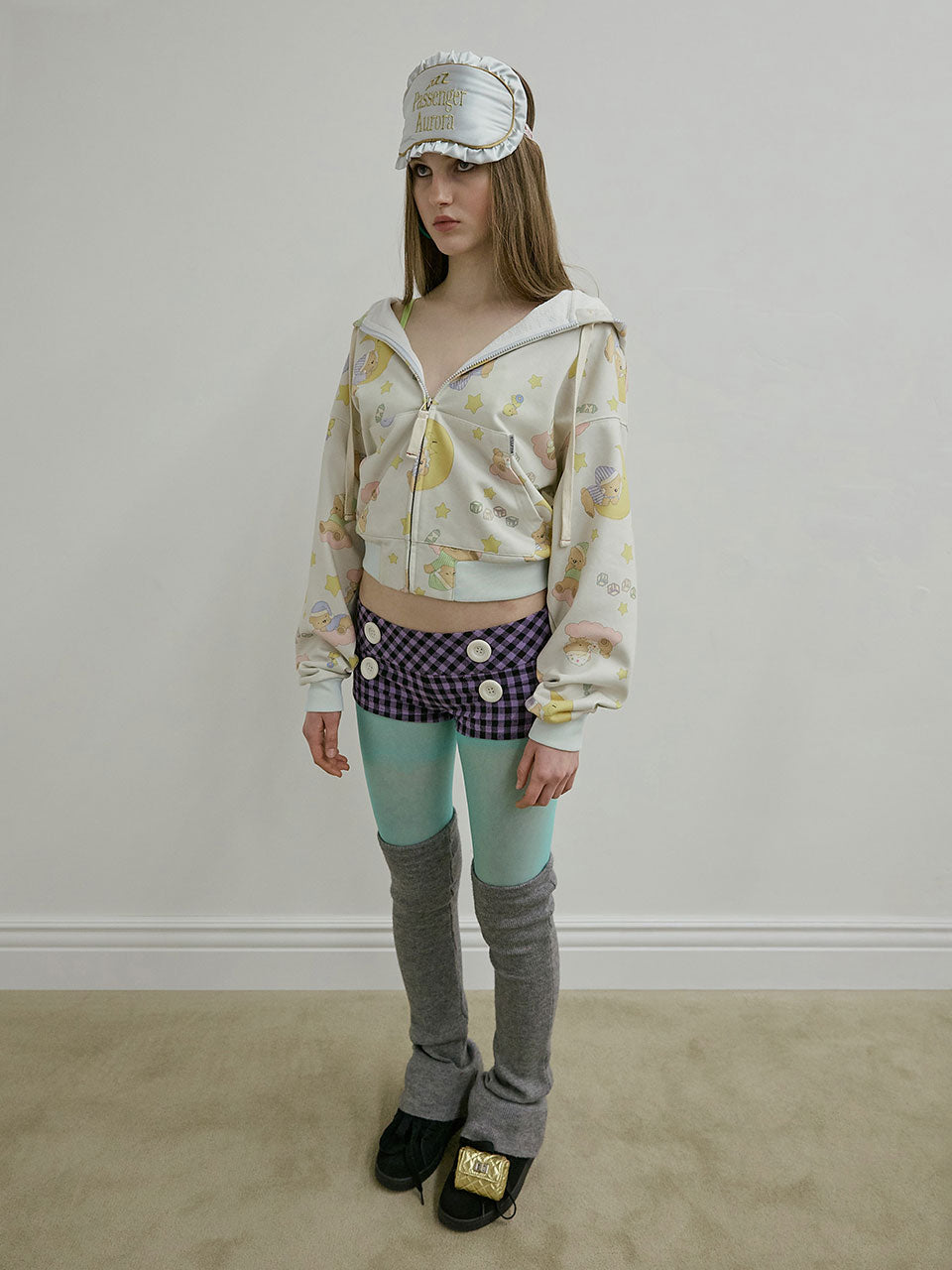 Sweet Dreams Hooded Zip-Up Butter