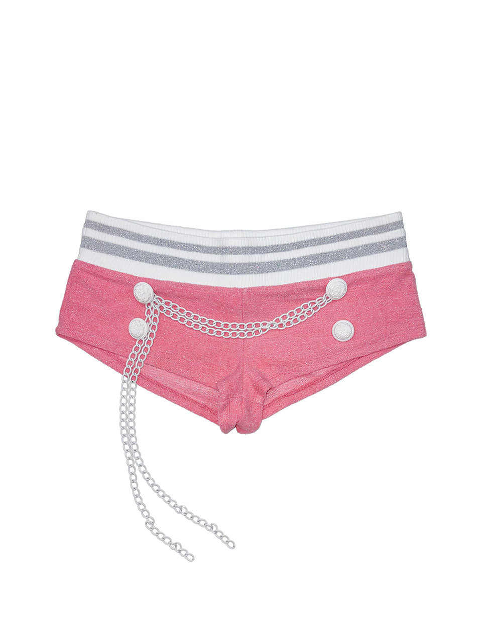 Chain Terry Shorts Acid Pink