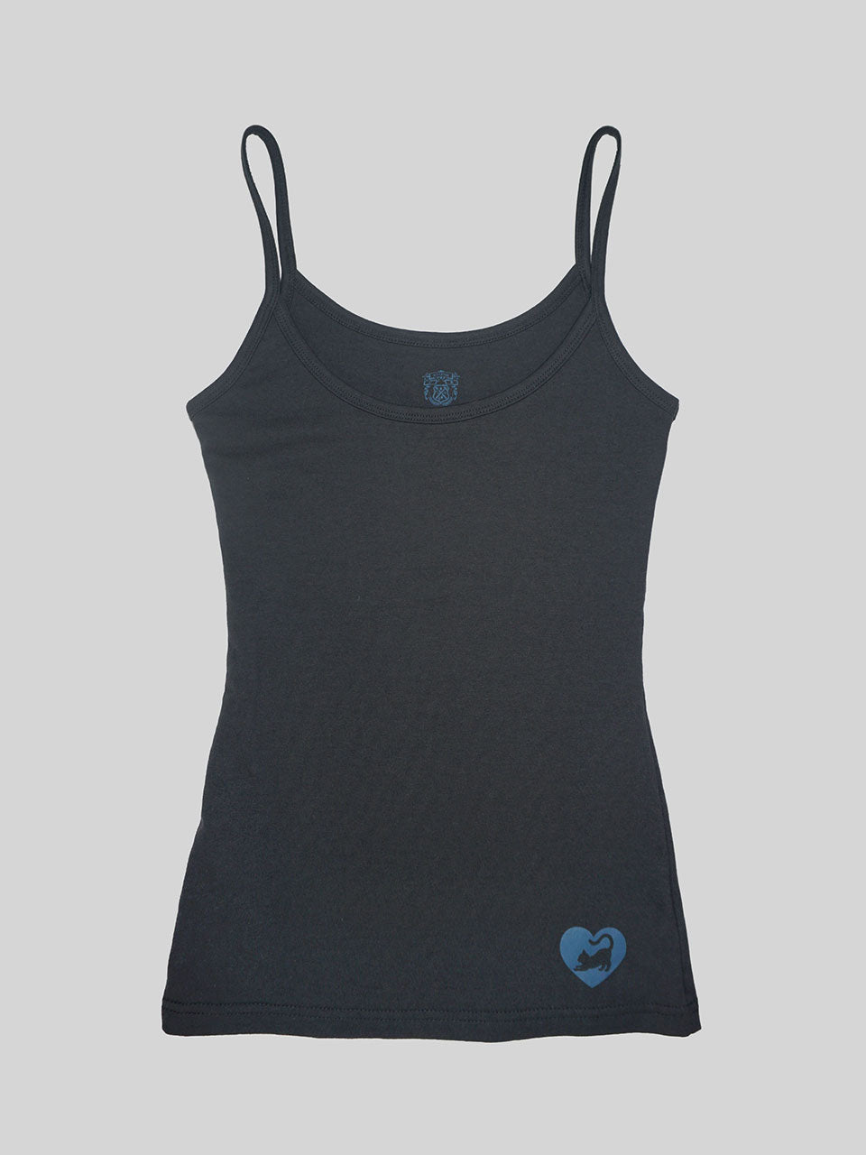 Sweet Kitty Tank Top Charcoal