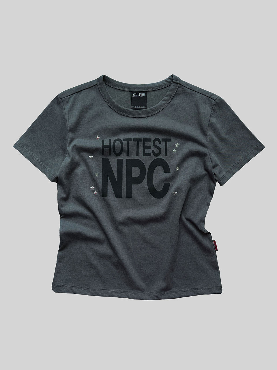 Hottest NPC Tee Charcoal