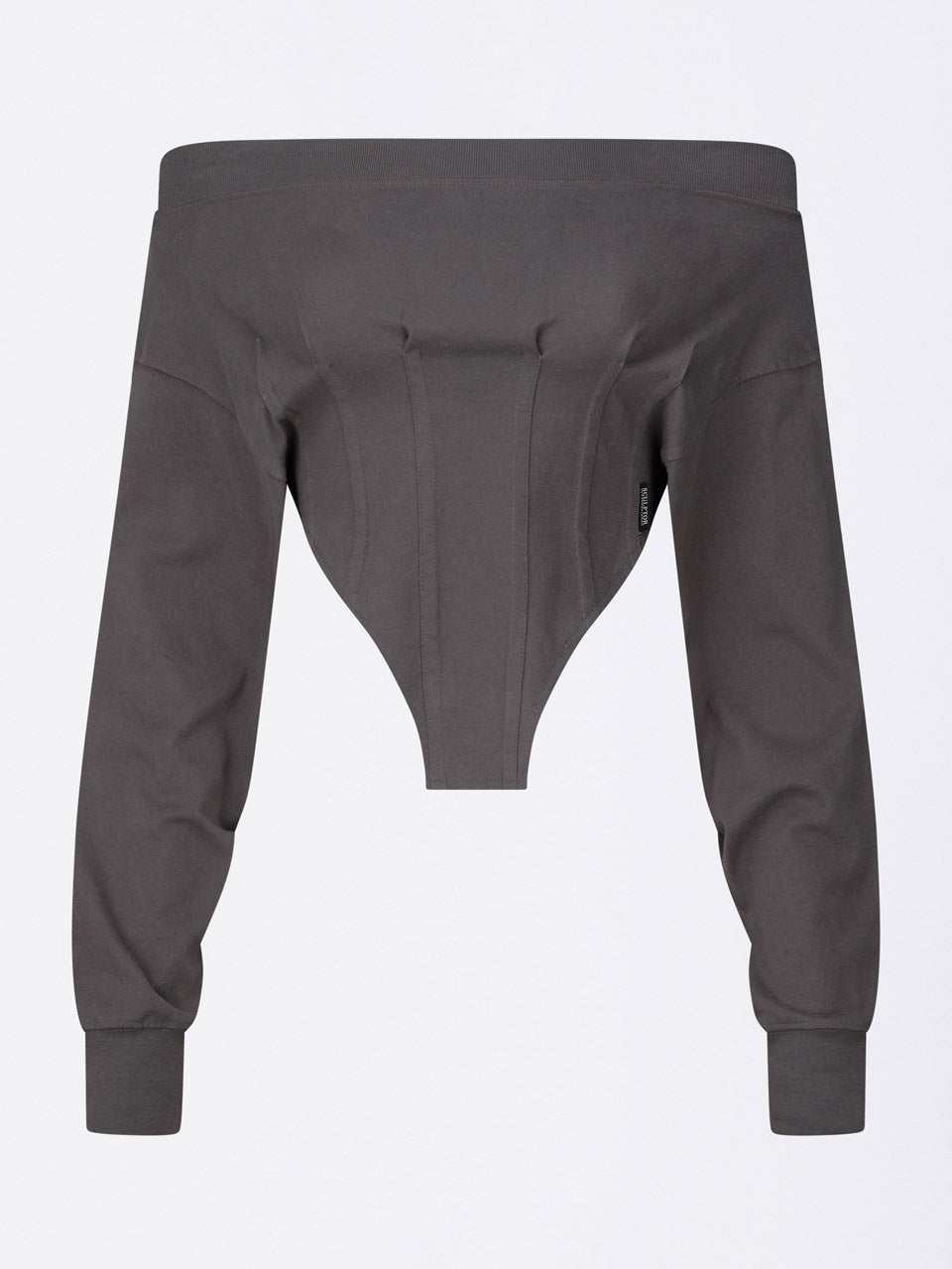 Corset Sweatshirt Charcoal