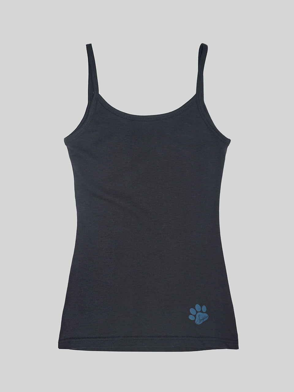 Sweet Kitty Tank Top Charcoal