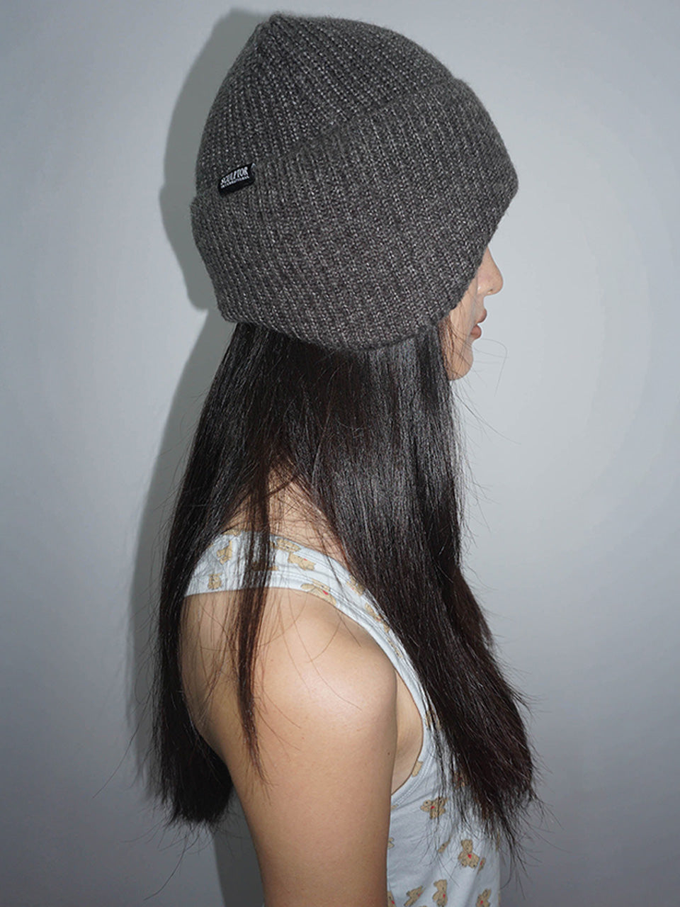 Cozy Earflap Beanie Charcoal