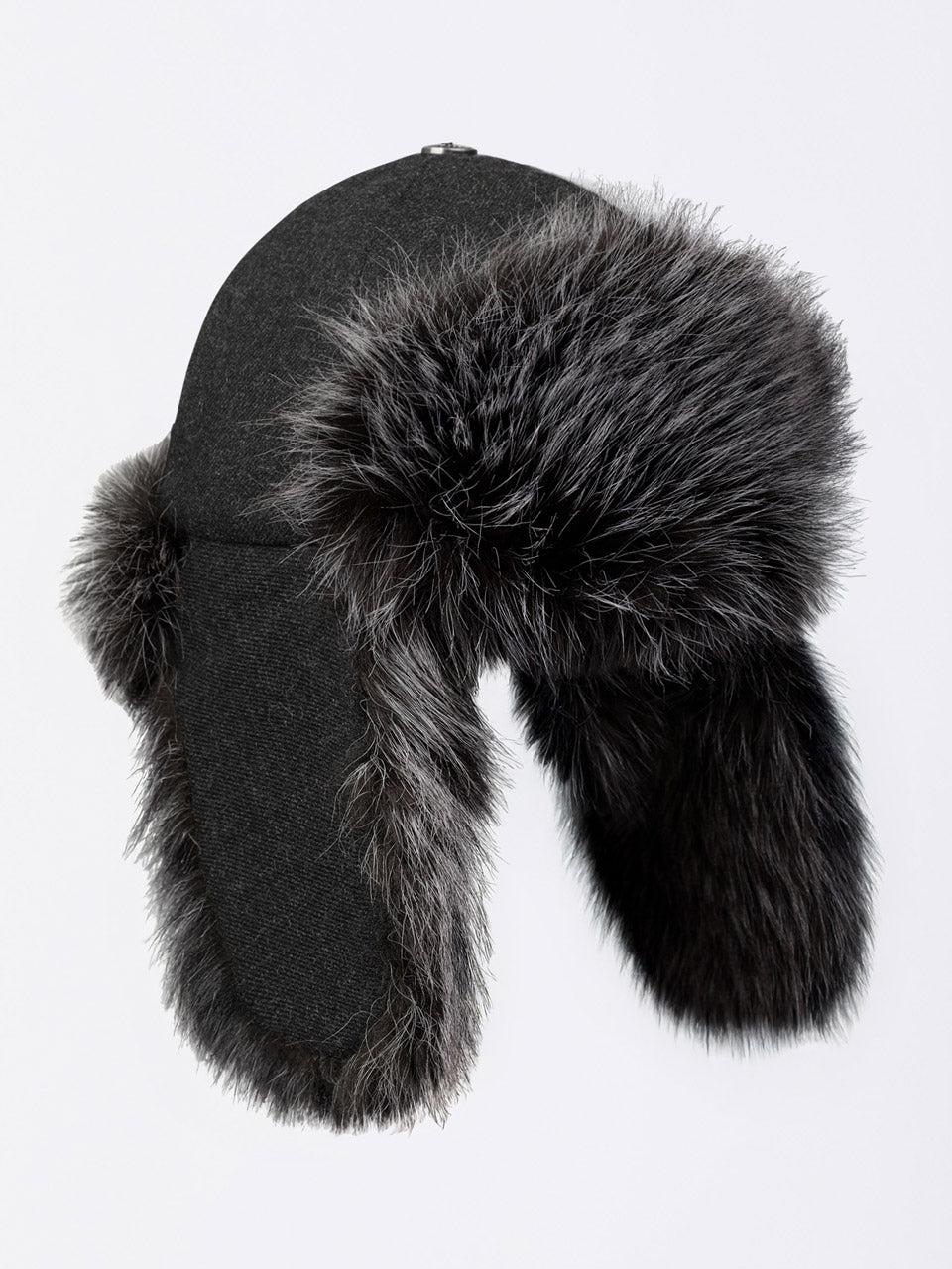 Wool Trooper Hat Charcoal