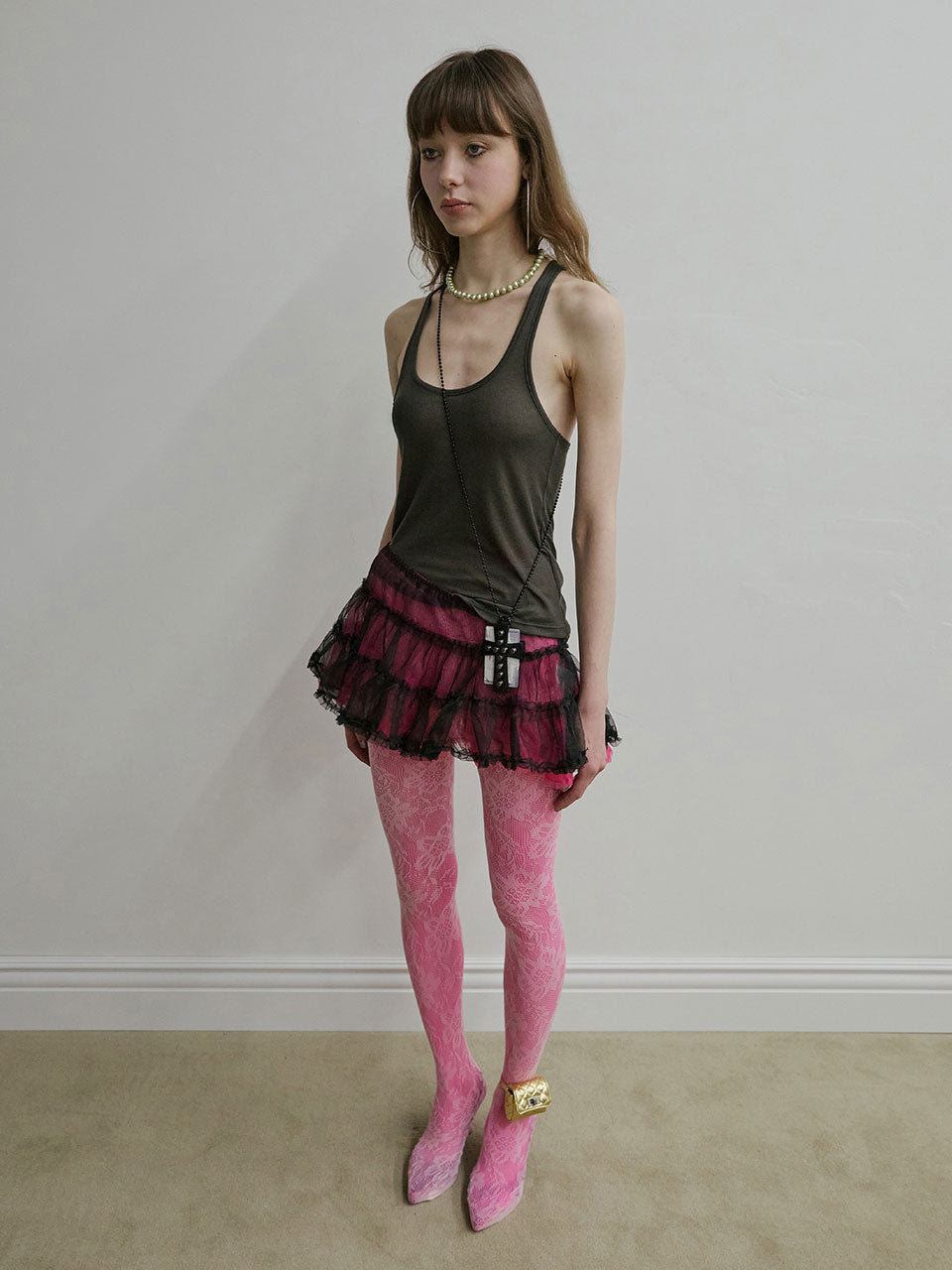 Thong Sleeveless Charcoal