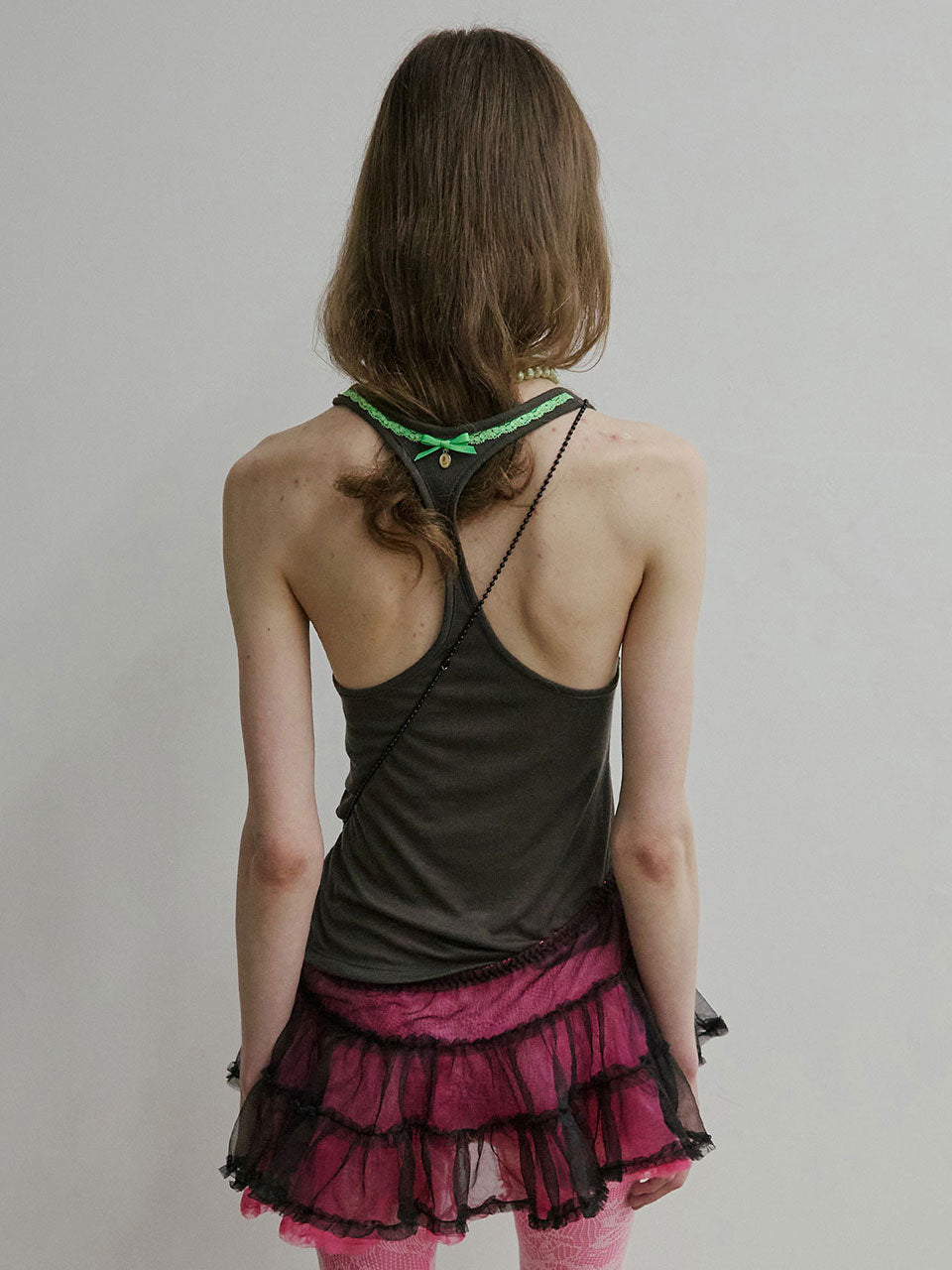 Thong Sleeveless Charcoal