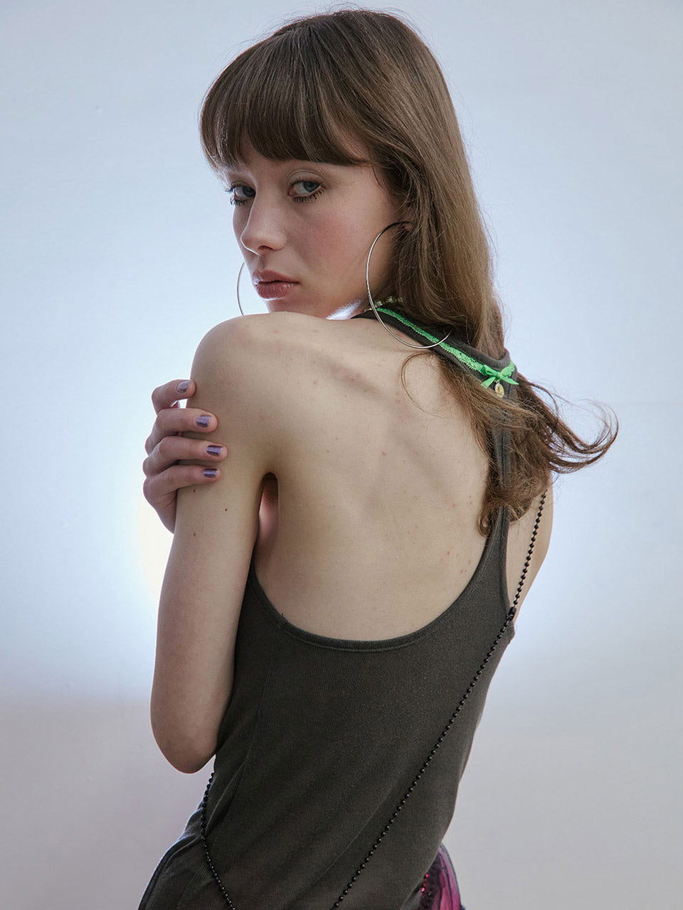 Thong Sleeveless Charcoal