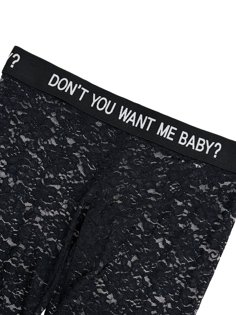Cheeky Lace Leggings Black