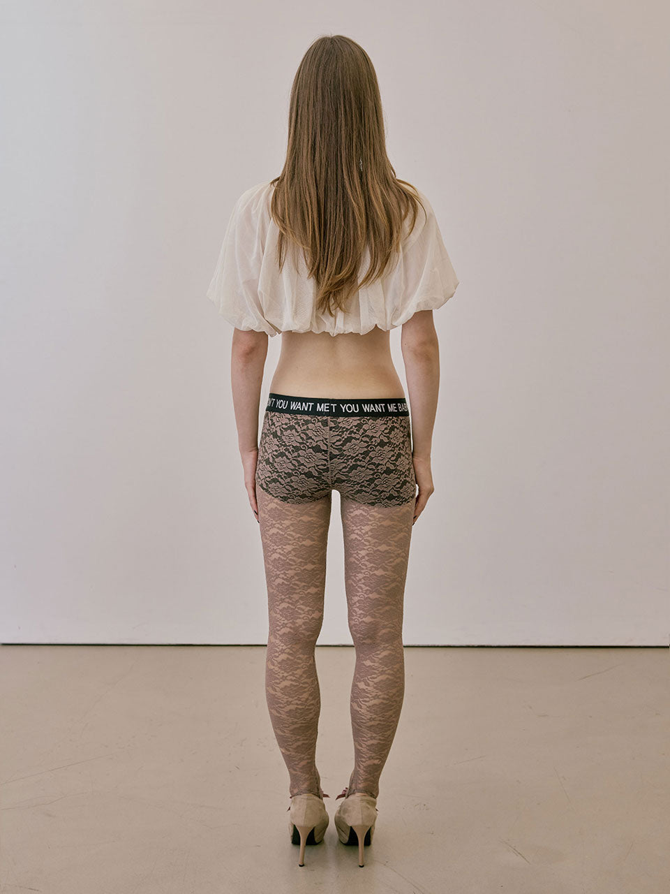 Cheeky Lace Leggings Mocha
