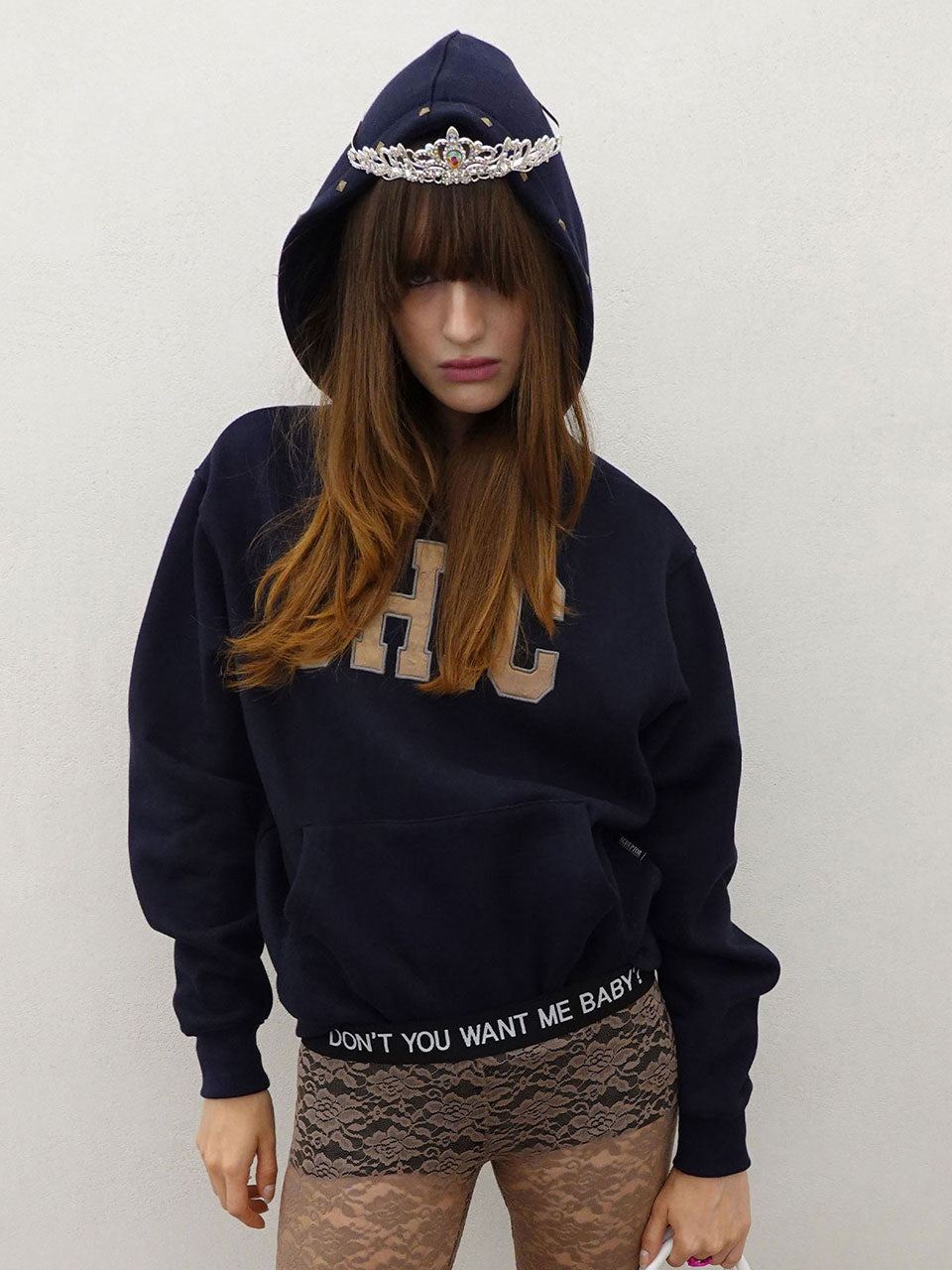 Chic Hoodie Navy
