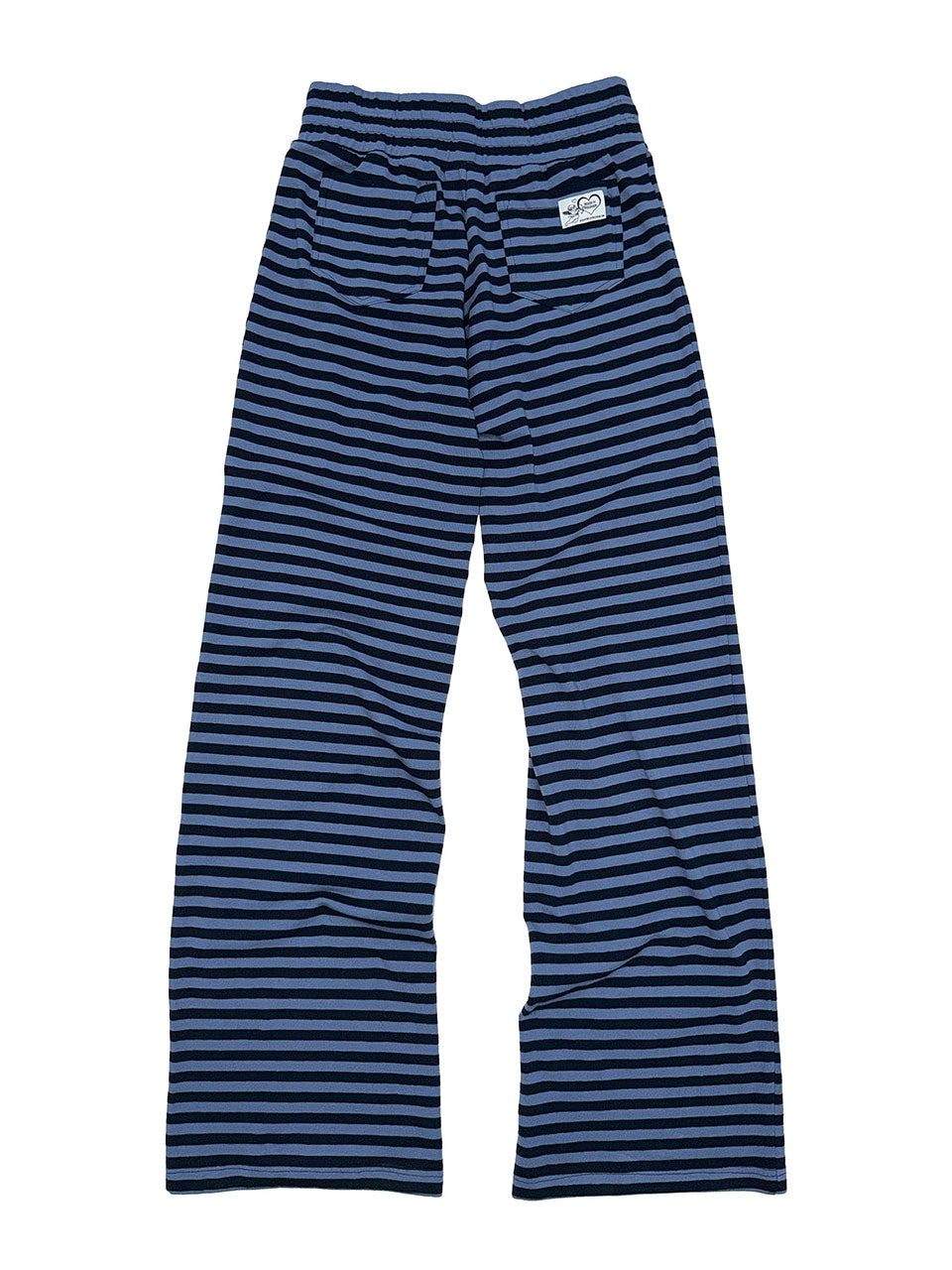 Classic Striped Jersey Pants Blue