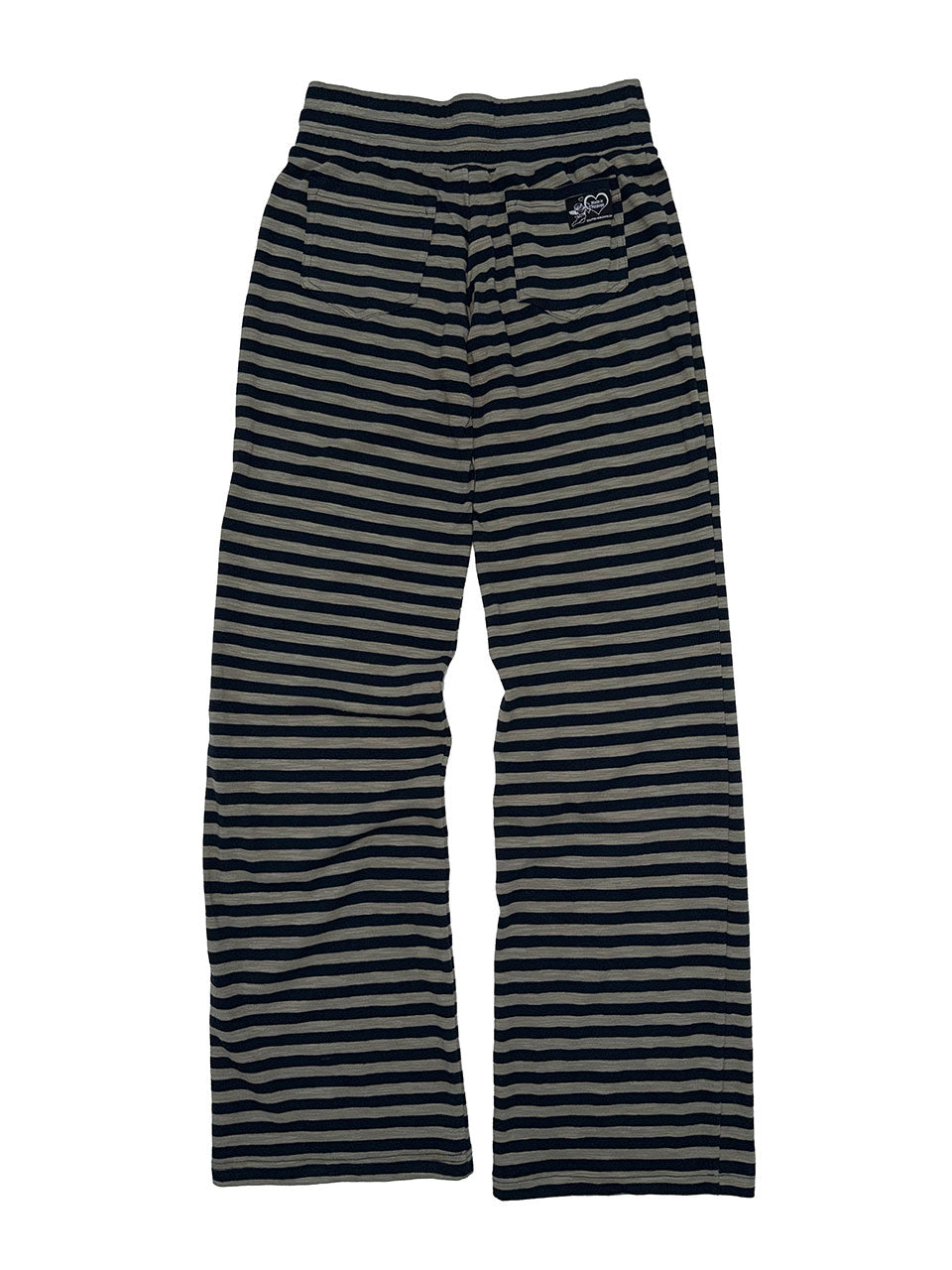 Classic Striped Jersey Pants Navy