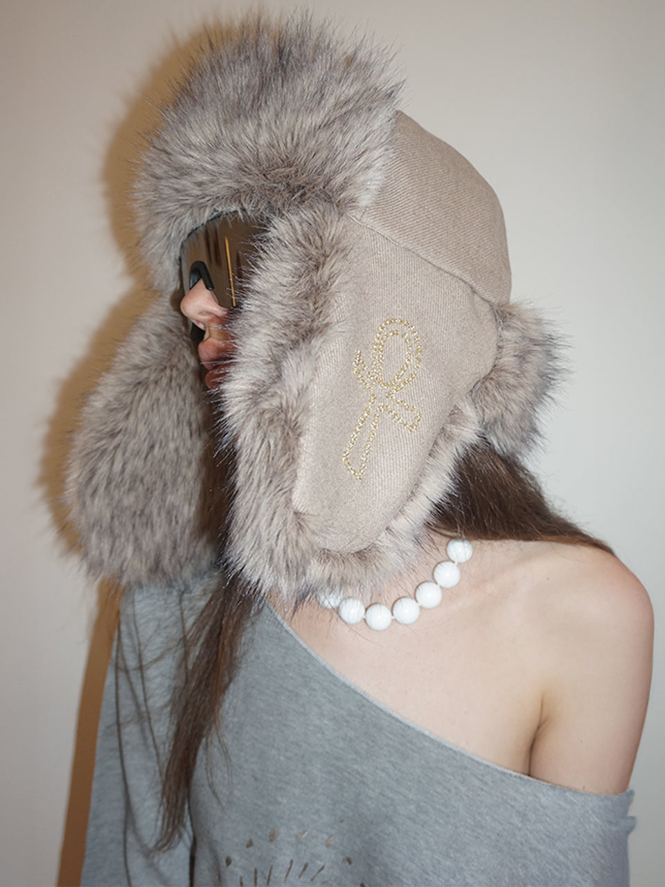 Wool Trooper Hat Cocoa