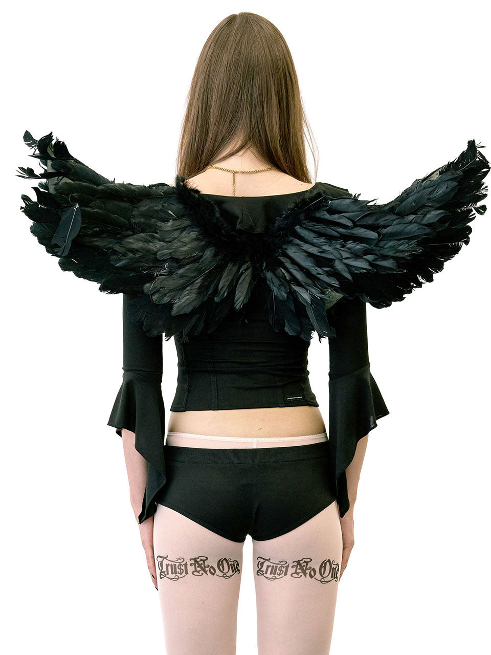 Corset Jersey Blouse Black