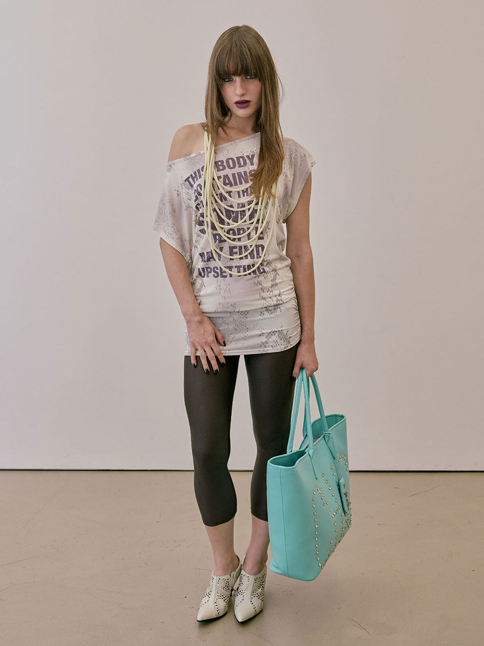 Couture Grocery Tote Bag Mint