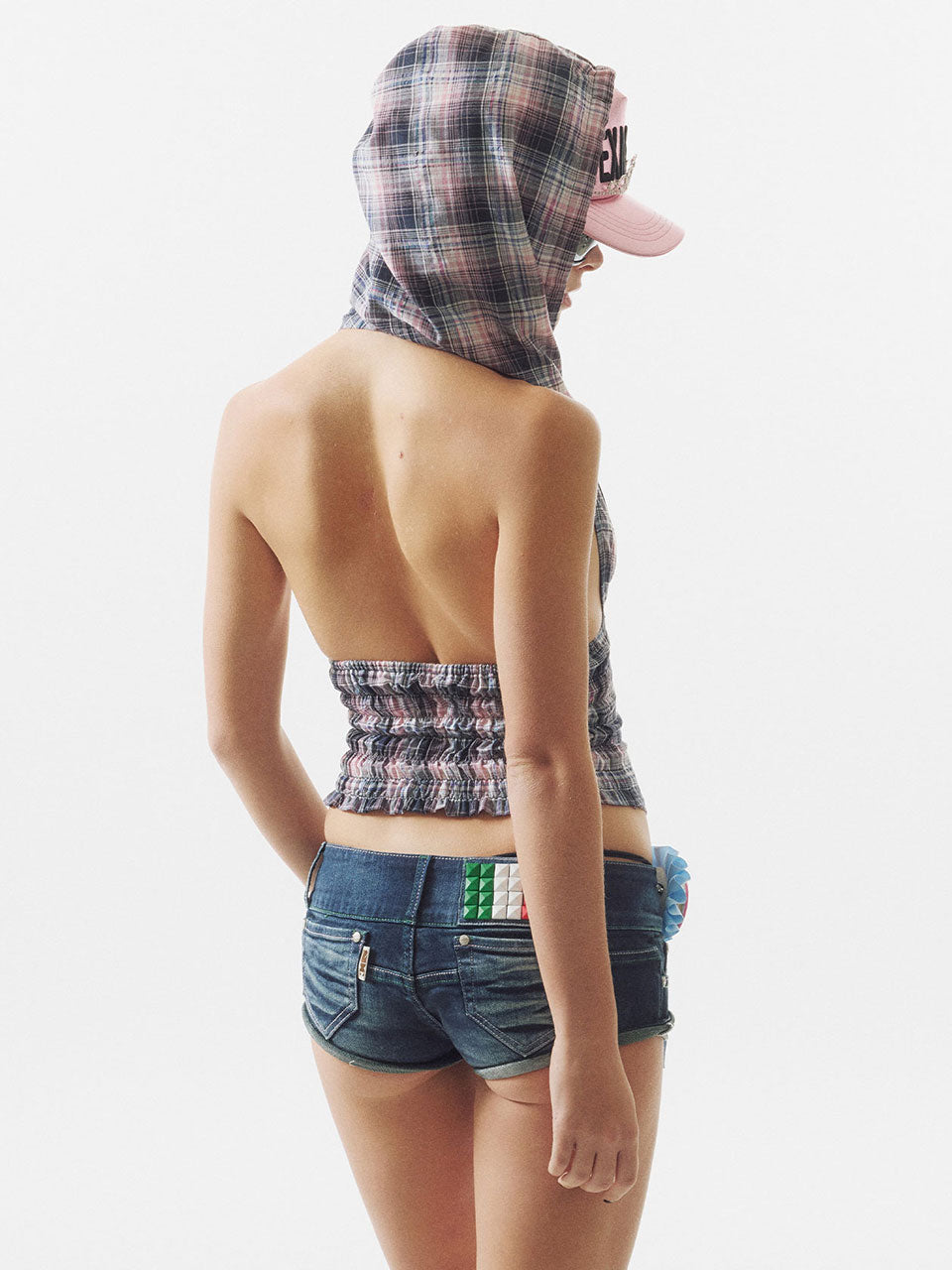 Cowgirl Hoodie Vest Black