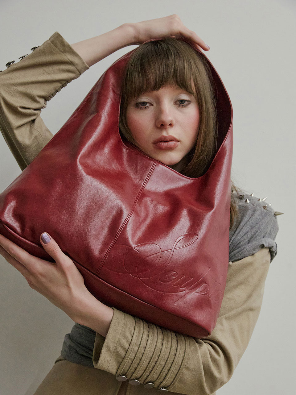 Everyday Hobo Bag Crimson Red
