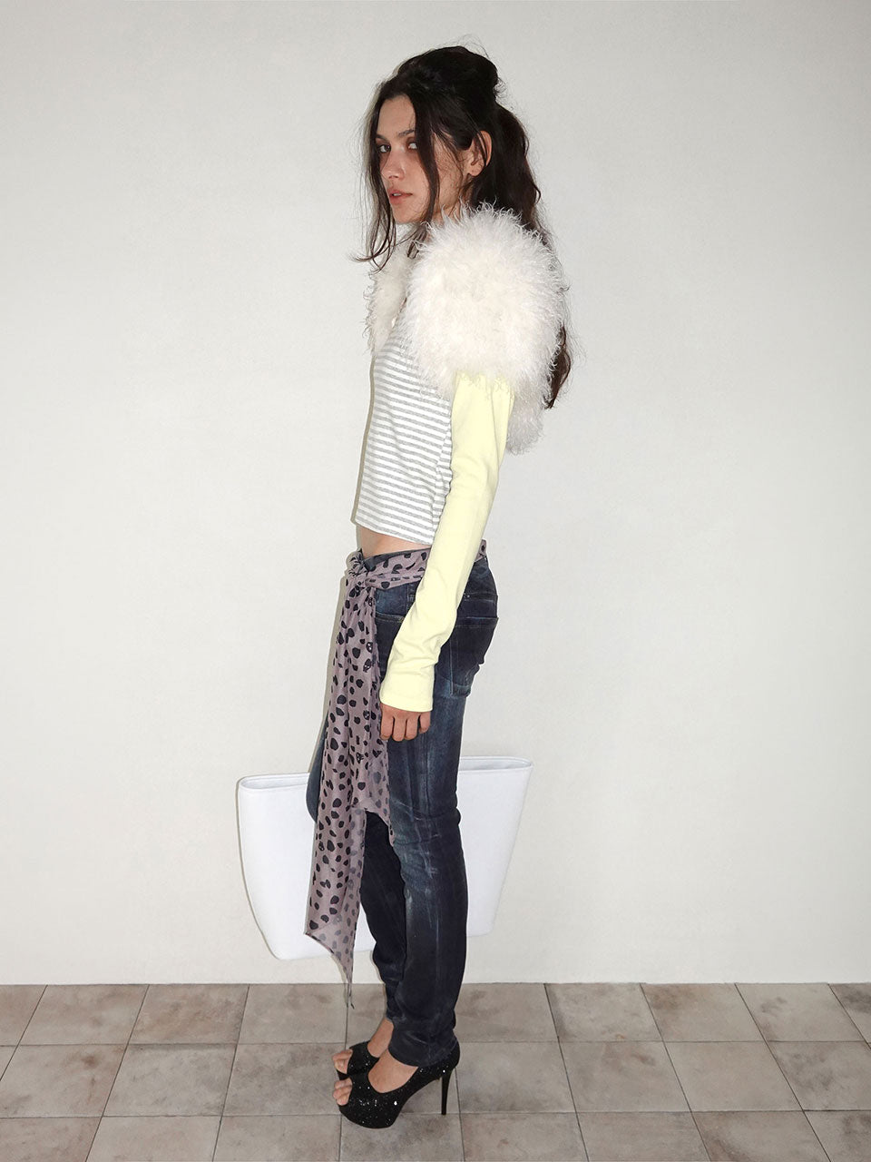 Dalmatian Scarf Mocha