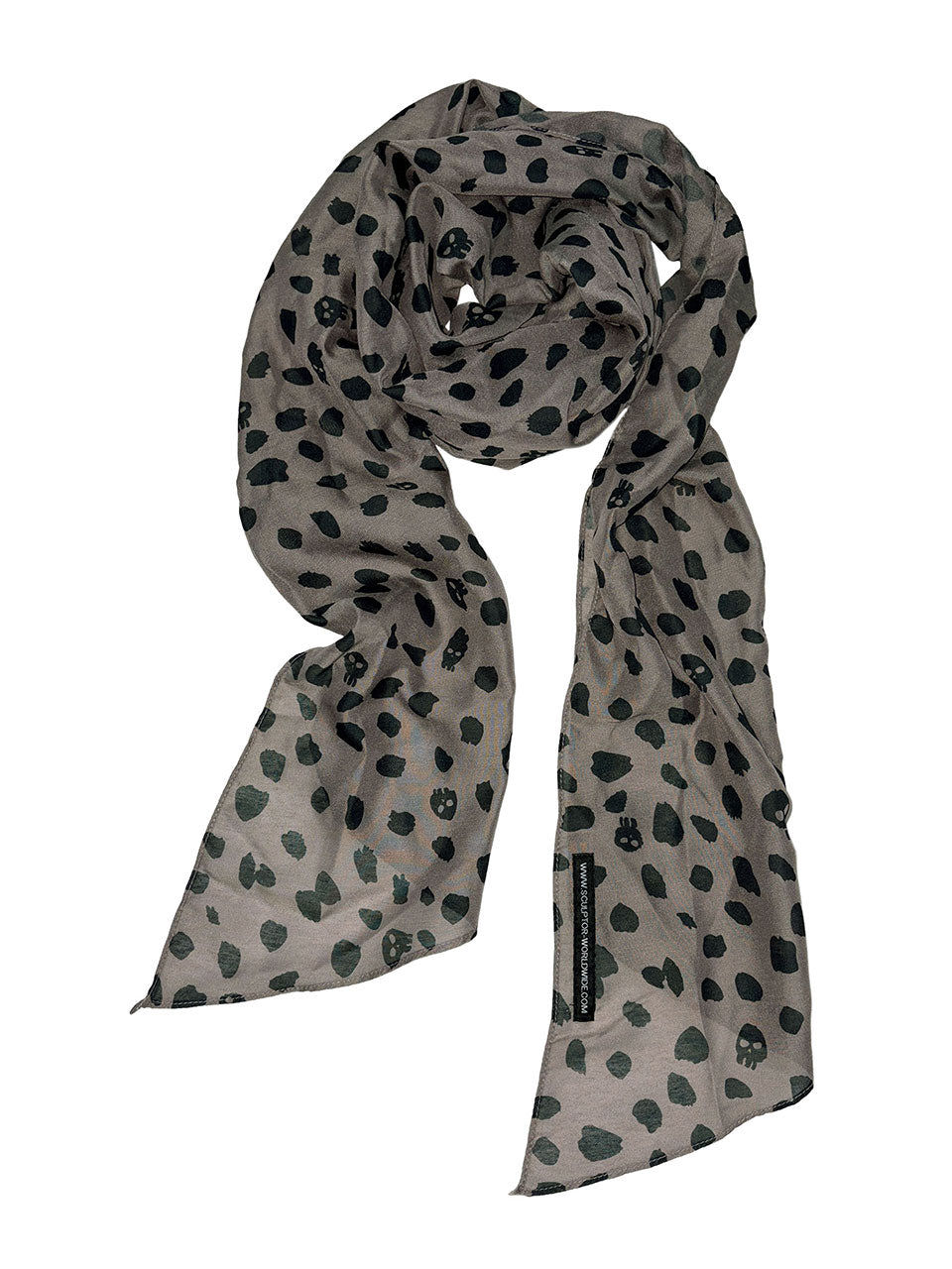 Dalmatian Scarf Mocha