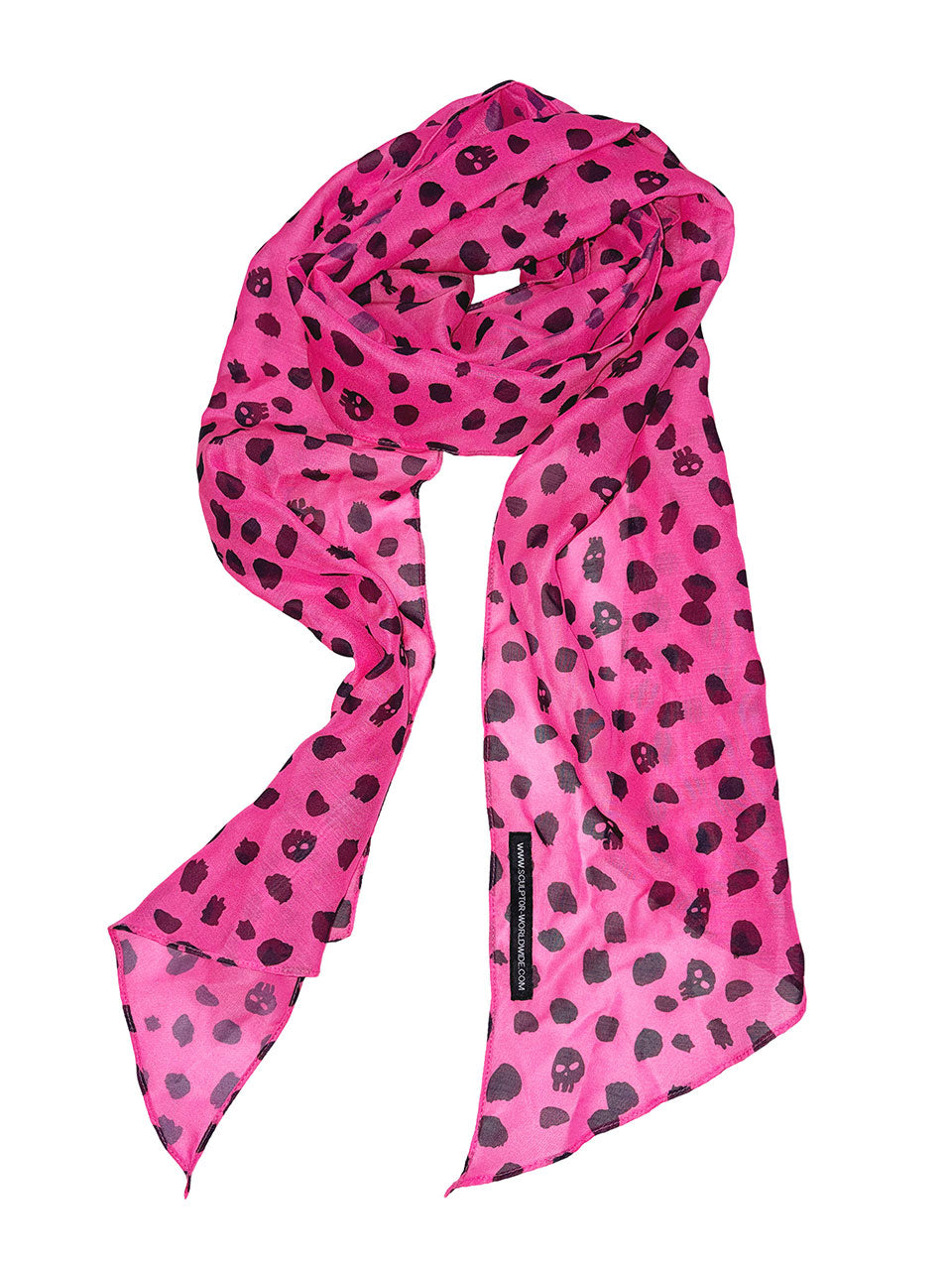 Dalmatian Scarf Pink