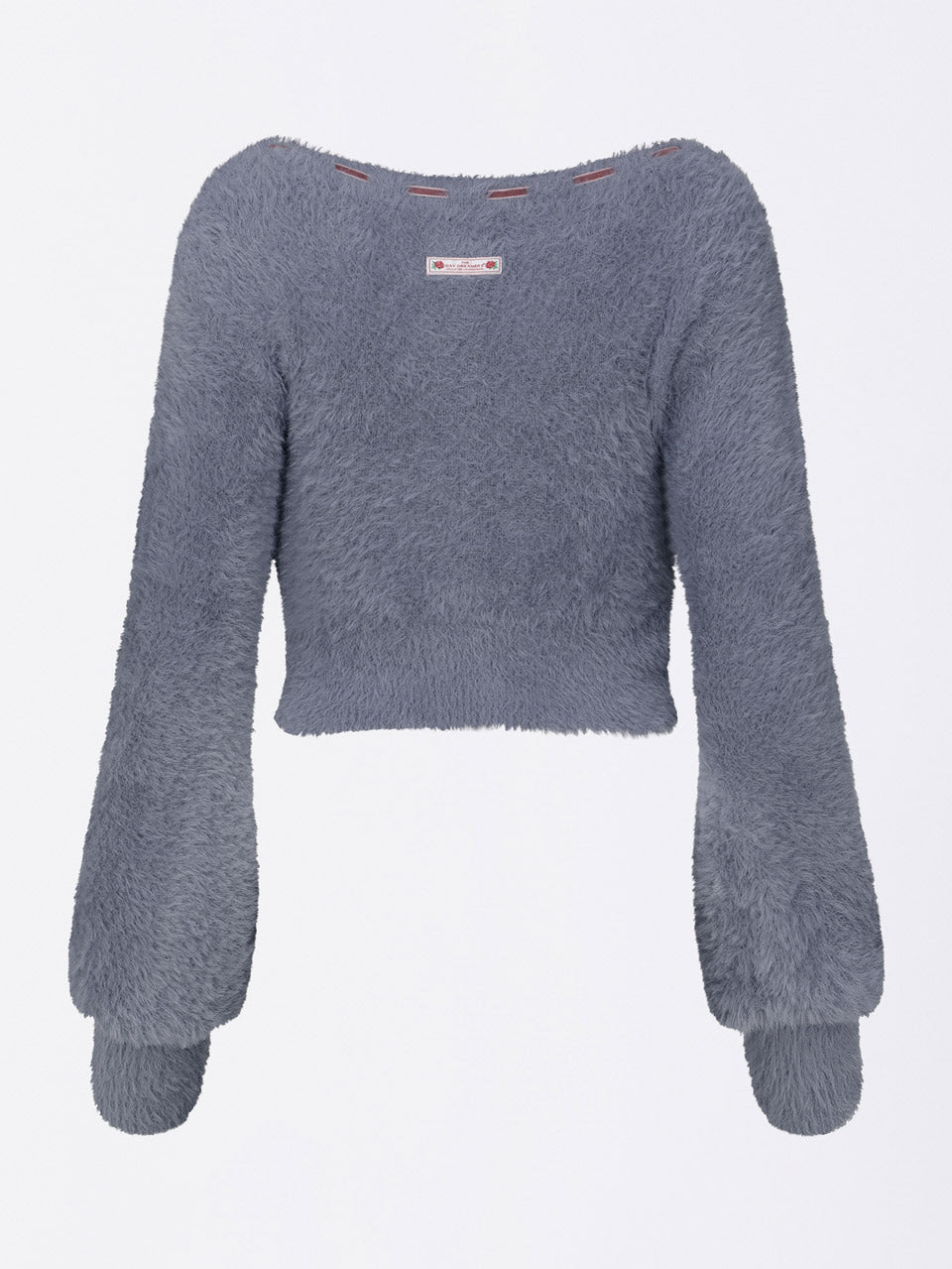 Angora Cardigan Dusty Blue