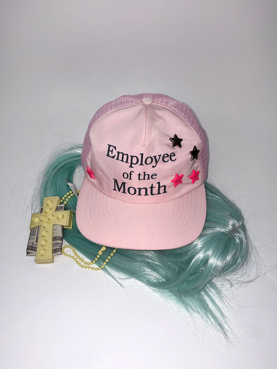 Employee Of The Month Daddy Cap Baby Pink