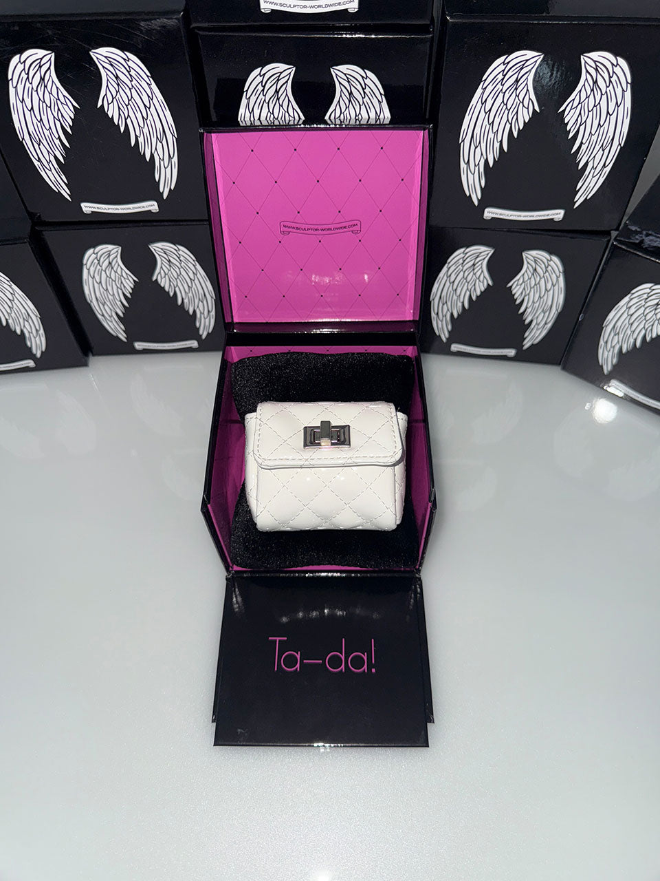 I Coin Purse Enamel White