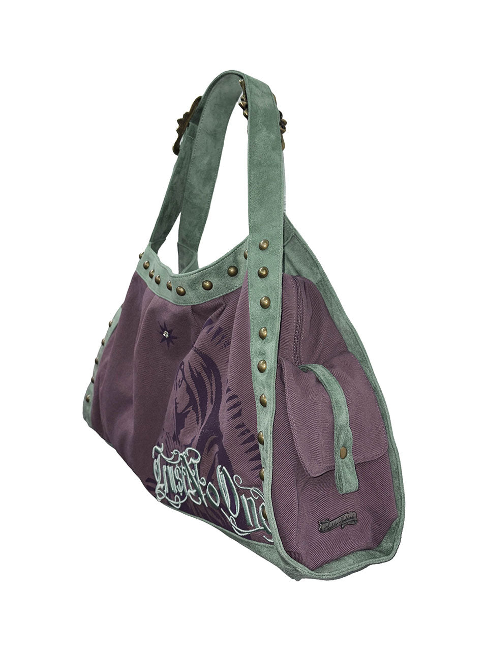 Faithless Stud Bag Purple