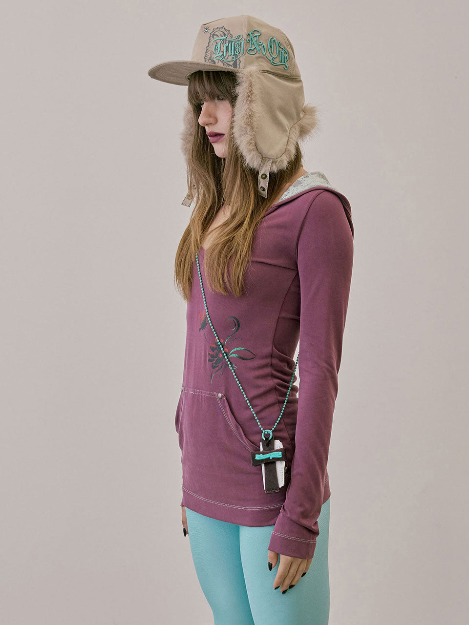 Girl From East Tee Purple