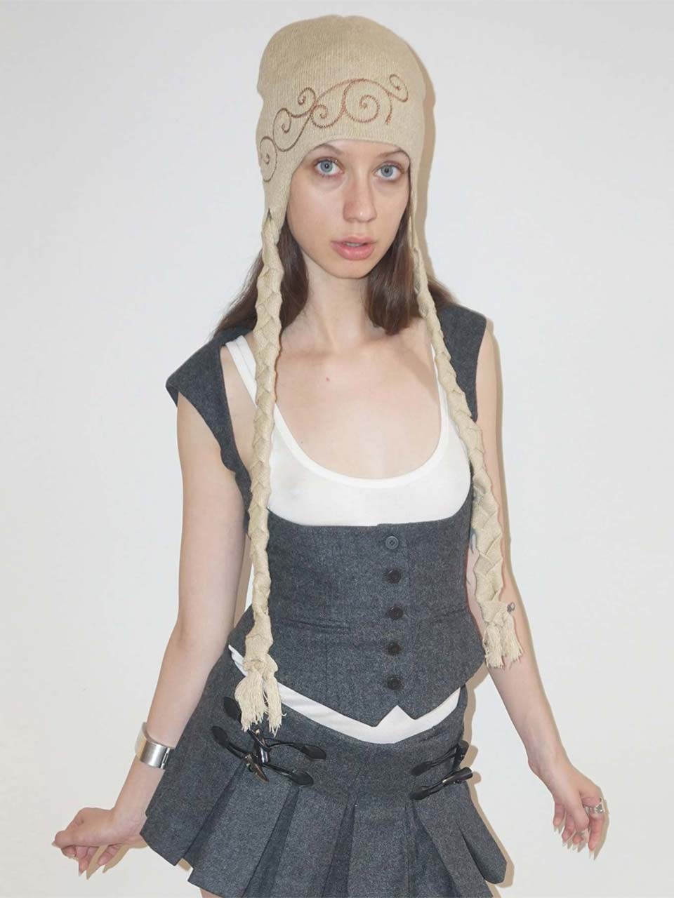 Classic Wool Vest Gray