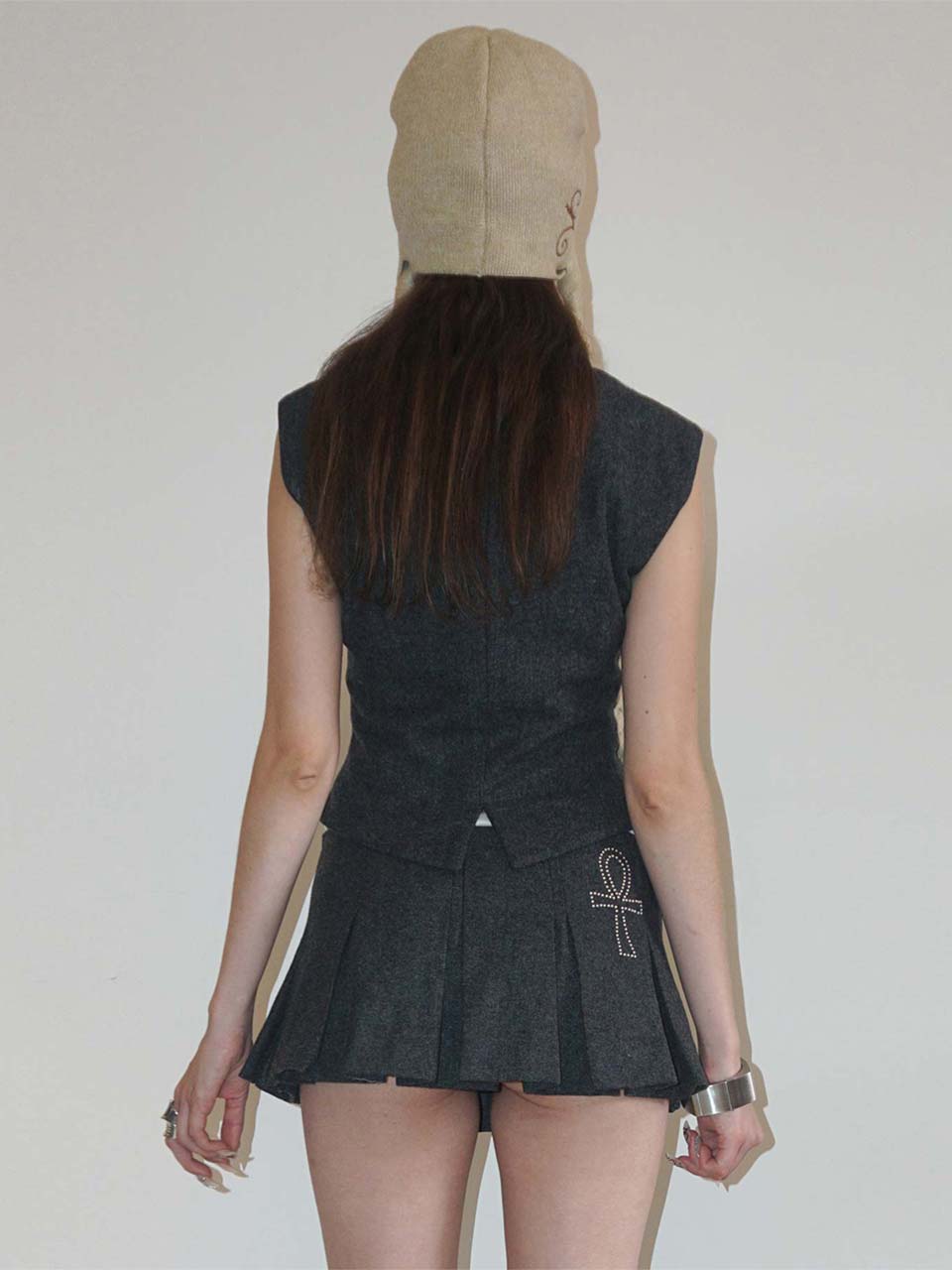 Classic Wool Vest Gray