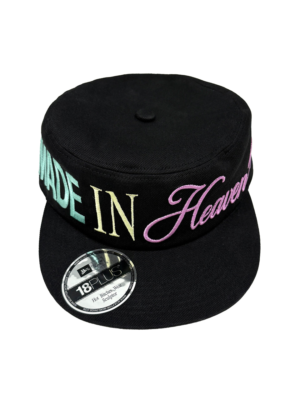 Heaven Pillbox Cap Black
