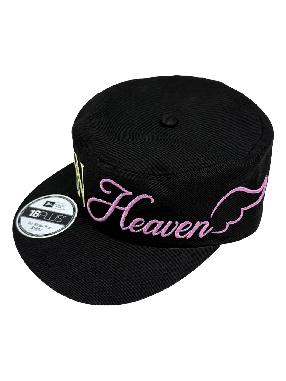Heaven Pillbox Cap Black