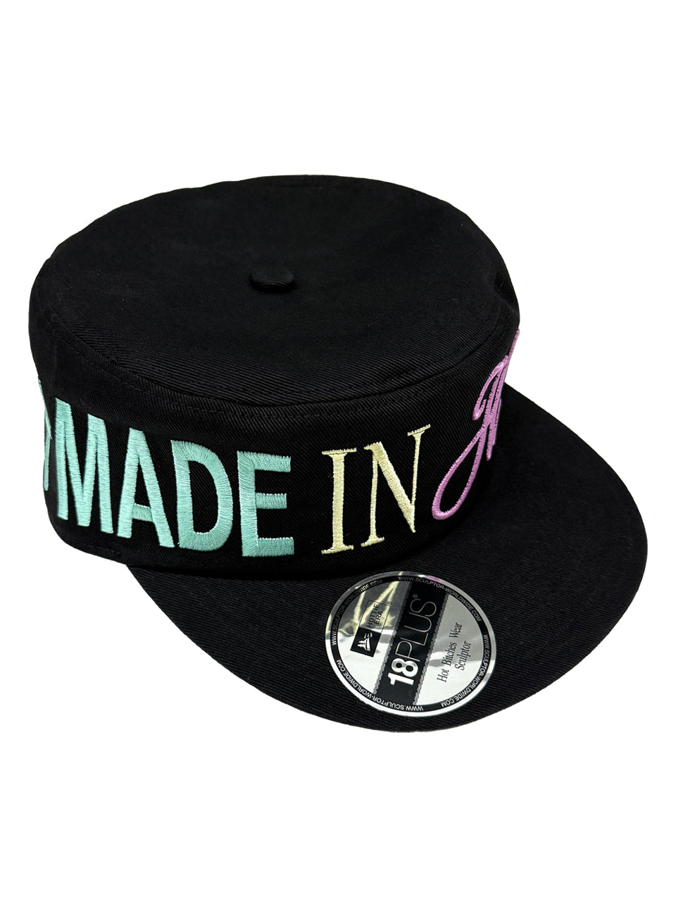 Heaven Pillbox Cap Black