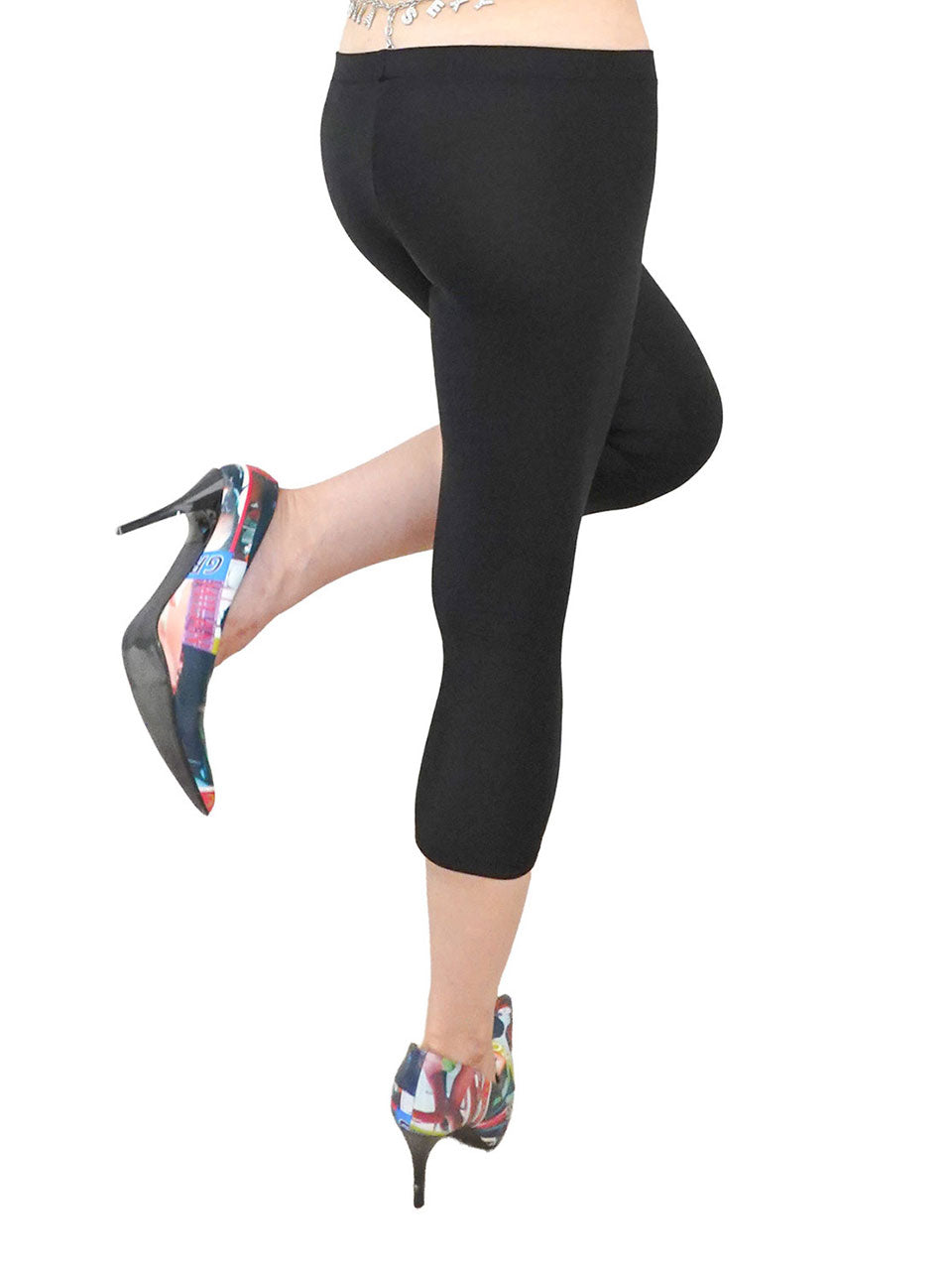 Hella Sexy Thong Capri Black