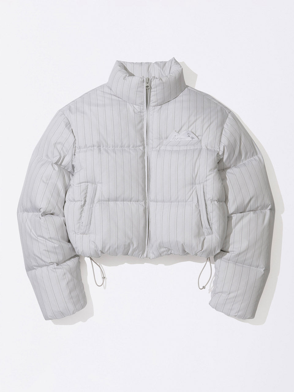 So Demure Cropped Puffer Down Ivory