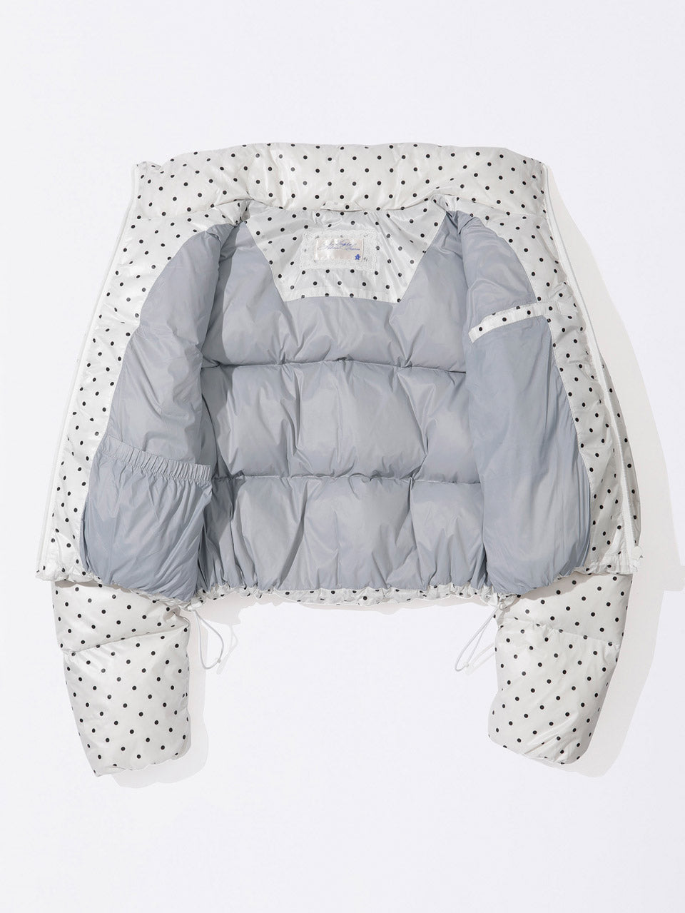 ★ 777 '福' LUCK BAG ★ (Polka Cropped Puffer Down Ivory)