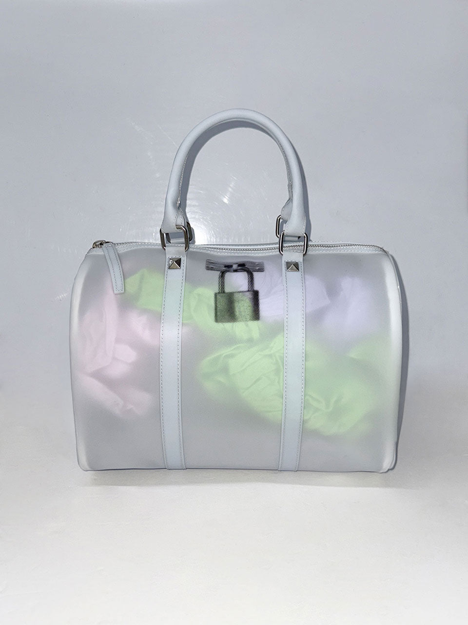 Jelly Boston Bag Baby Blue