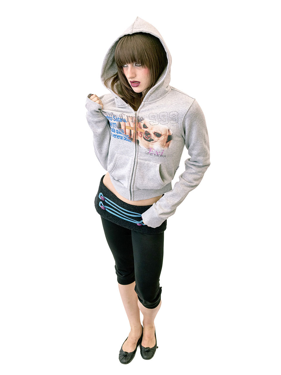 Jersey Capri Pants Black
