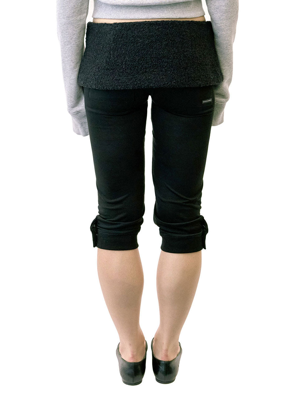 Jersey Capri Pants Black
