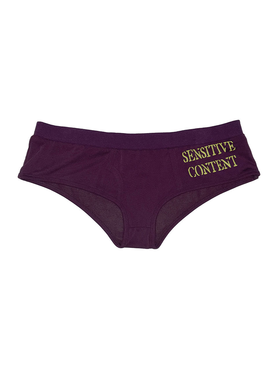 Jersey Micro Boy Shorts Plum